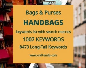 Read more about the article Seo Keywords for Handbags