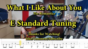 Read more about the article What I Like About You Bass Transcription