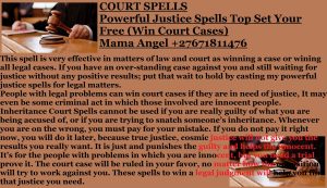 Read more about the article Spell to Win a Court Case